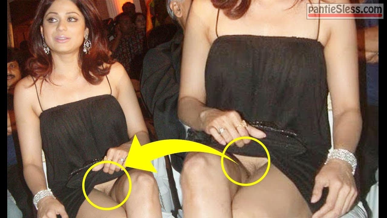 voyeur upskirt trimmed pussy redhead public flashing nude celebrity Shamita Shetty no panties paparazzo shot
