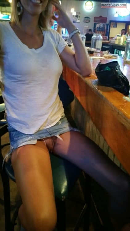 upskirt shaved pussy pussy flash public flashing bottomless blonde GF finally agreed to go out pantyless