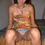 Nigh club voyeur caught juicy cunt under short denim skirt