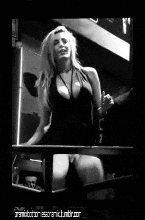 bottomless Stills of beautiful girl dancing at the Sin Bragas club.