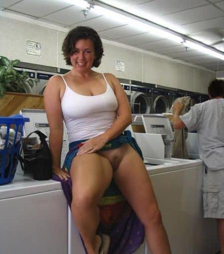 Her all panties were in to laundry