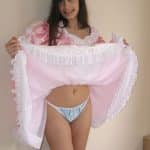 Pink is hotwife’s favourite colour when it comes to panties