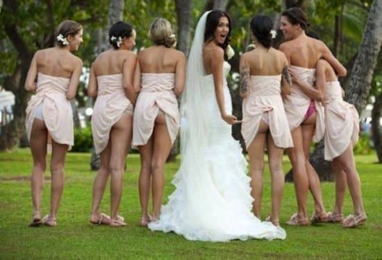 Showing butt on wedding should be a ritual
