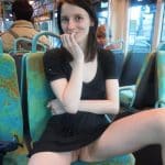 excited nipple slipped out from the tshirt
