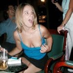 Curvy Slut in Heels Flashes Her Ass in Living Room
