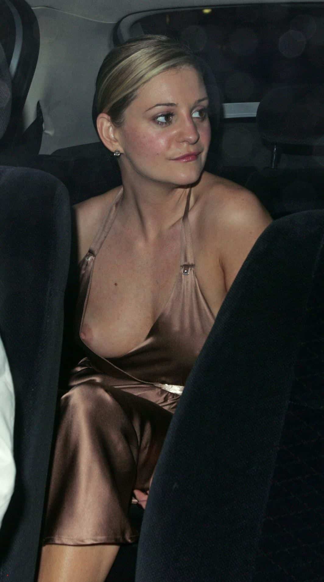 voyeur side boob nip slip boobs flash tits flashing from a festive dress