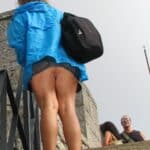 hot mom in the store without panties