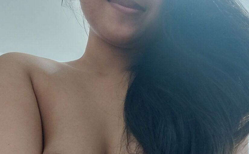 Bathroom Tease: Asian MILF’s Nipple Play